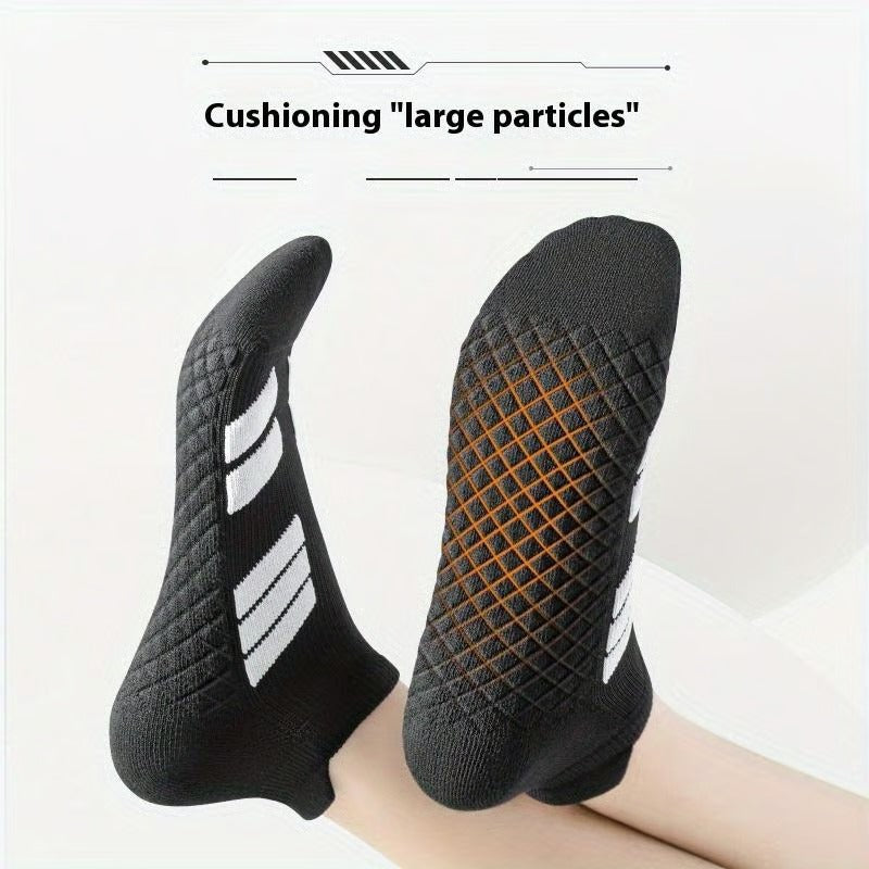 Unisex Low-Cut No-Show Sports Socks- 5 Pairs