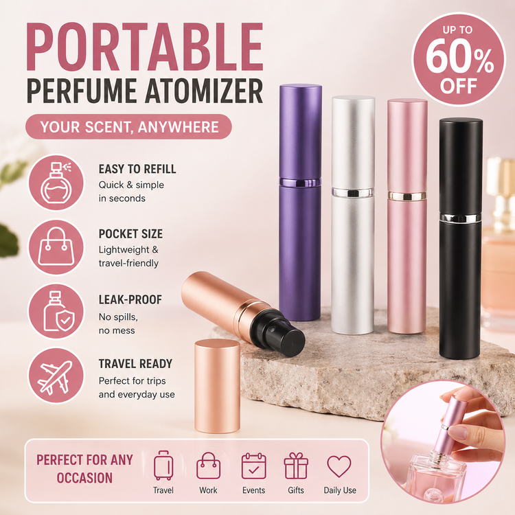 Portable Refillable Perfume Atomizer