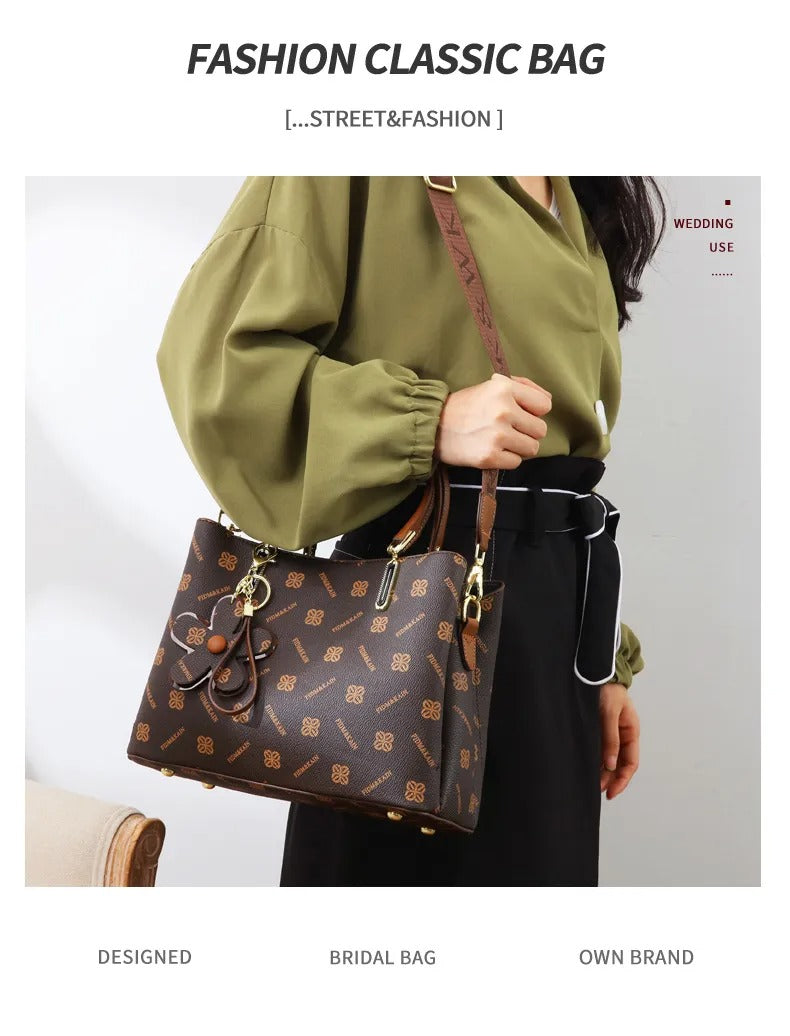 2025 New Retro PU Tote Bag for Women