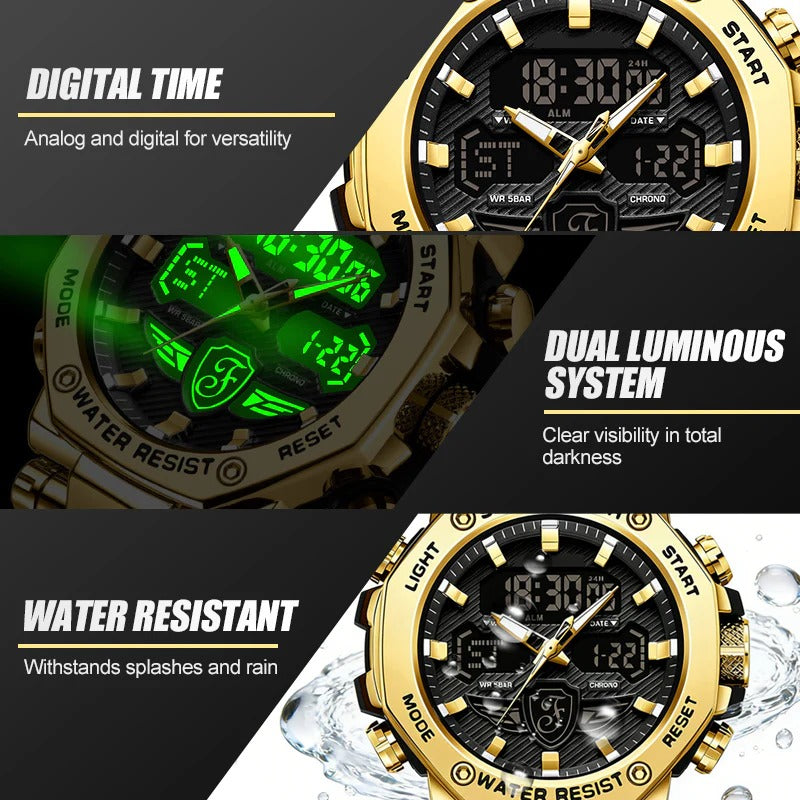 🔥 Hot Sale 50% OFF 🔥Men's Multifunction Waterproof Luminous Watch⌚